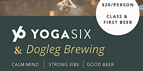 YogaSix & Dogleg Brewing - Brewery Yoga Class