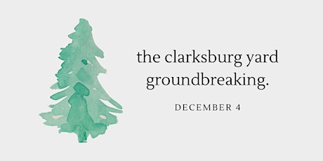 Clarksburg Yard Groundbreaking