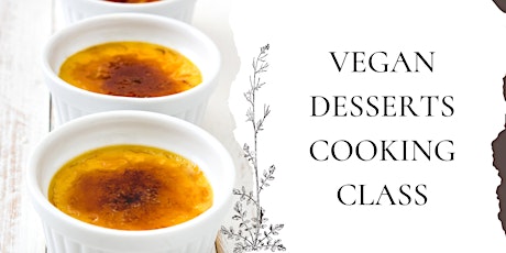 Virtual Vegan Desserts Cooking Class