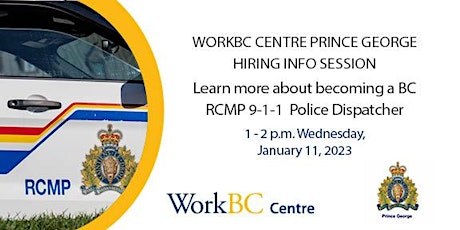 Hiring Info Session - BC RCMP 9-1-1 Police Dispatch