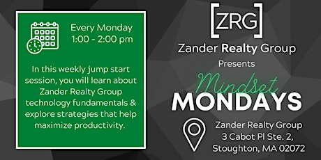 Zander Realty Group Presents: Mindset Mondays!!!