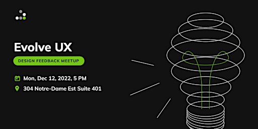 Evolve UX - Design Feedback Meetup