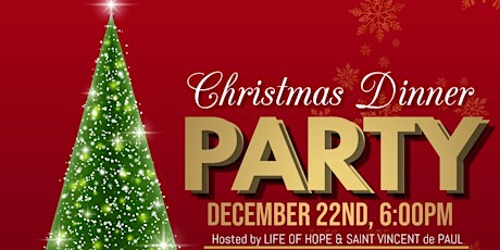 Annual Christmas Dinner Event For Low Income Families/Individuals