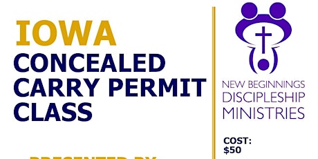 NBDM's - Iowa Concealed Carry Permit Class