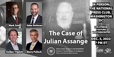 The Case of Julian Assange (National Press Club Ticket)