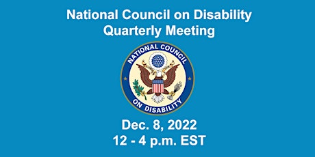 Imagem principal do evento NCD Quarterly Meeting Dec. 8, 2022