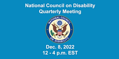 Image principale de NCD Quarterly Meeting Dec. 8, 2022