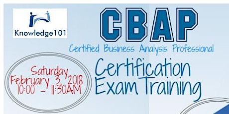 CBAP Exam Prep Course - An Introductory Seminar primary image
