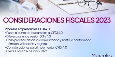 2GDL Conferencia Consideraciones Fiscales 2023