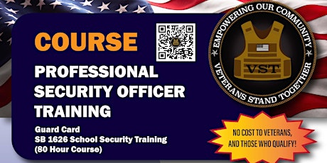 VETERANS-Professional Security Officer Training