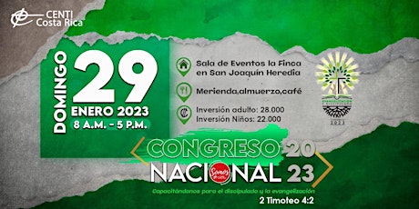 Congreso Nacional  CENTI Costa Rica 29 Enero 2023 primary image
