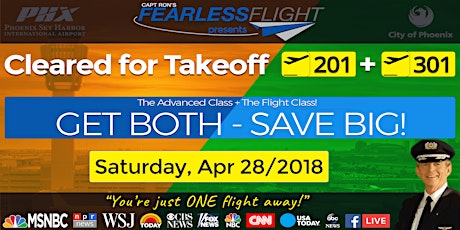 Cleared for Takeoff 201+301: ADVANCED Class + FLIGHT Class Special Deal primary image