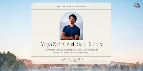 Yoga Nidra Teacher Training With Scott Moore