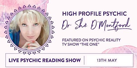 Shé D'Montford Appearing at Carrara Market's Psychic & Holistic Mothers Day Event
