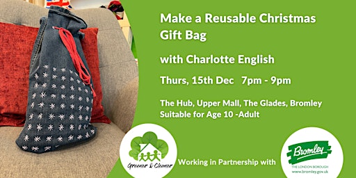 Reuseable Denim Gift Bag Workshop with Charlotte
