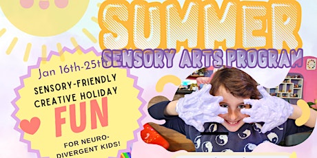 Morning Sensorium:  Sensory art summer program for sensory kids