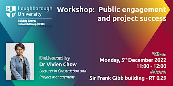 BERG Seminar: Public Engagement and Project Success Workshop