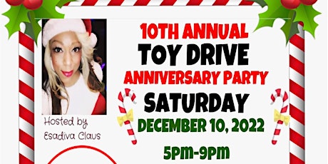 E’s Tenth Annual Toy Drive Anniversary Party