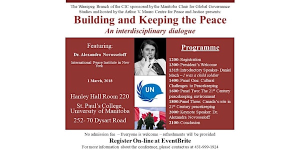 Building and Keeping the Peace: An Interdisciplinary Dialogue