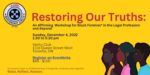 A  Workshop for Black Femmes in the Legal Profession and Beyond