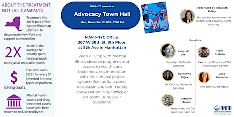 Advocacy Town Hall: The Future of Mental Health Courts (Hybrid)