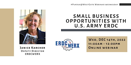 Small Business Opportunities with U.S. Army ERDC