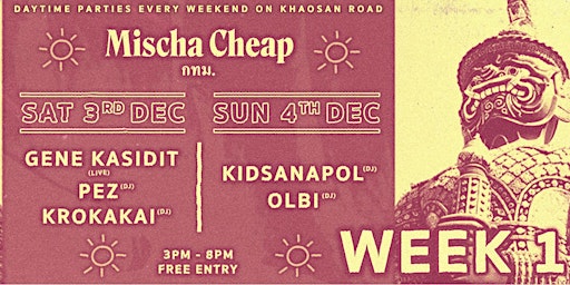 Mischa Cheap Day Party with Krokakai, Pez & Gene Kisidit (Live)