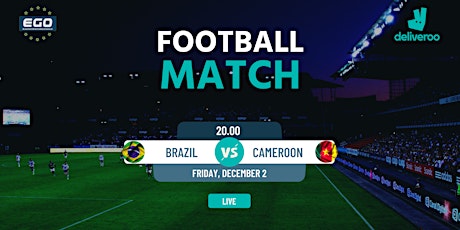 Primaire afbeelding van Coupe du monde 2022 BRAZIL VS CAMEROUN