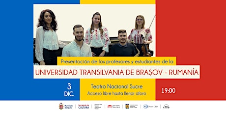 Presentación musical de la Universidad de Transilvania de Brașov-Rumanía
