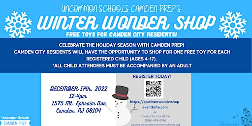 Camden Prep Winter Wonder Shop