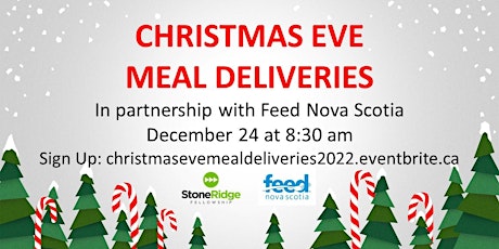 Christmas Eve Meal Deliveries, December 24 at 8:30 am