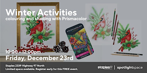 Winter Activities – Colouring and Shading with Prismacolor
