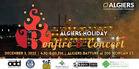 Algiers Holiday Bonfire & Concert primary image