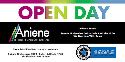 Open Day Istituto Aniene Roma