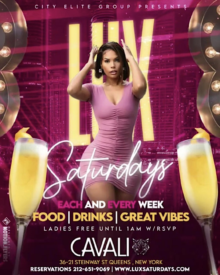 Ladies Drink For Free NYC #1 Party Lux Saturdays At Cavali NYC image