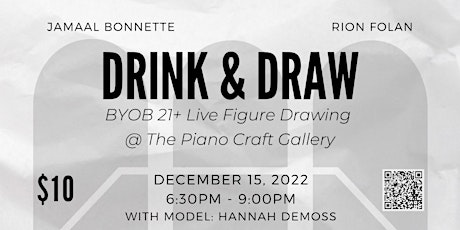 Drink & Draw: Live Figure Drawing