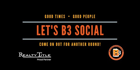 Let's B3 Social | December Networking Event