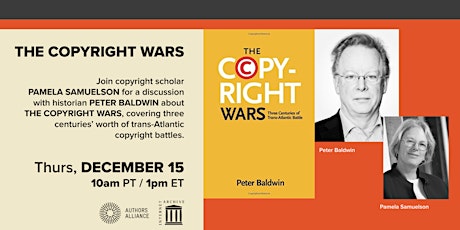 Author Talk: Peter Baldwin, The Copyright Wars