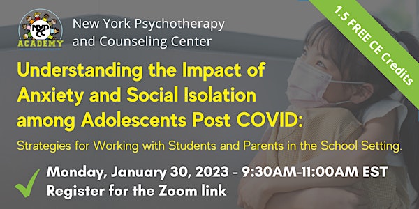Understanding the Impact of Anxiety and Social Isolation  among Adolescents