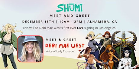 The Shumi Company Meet & Greet: Special Guest Debi Mae West