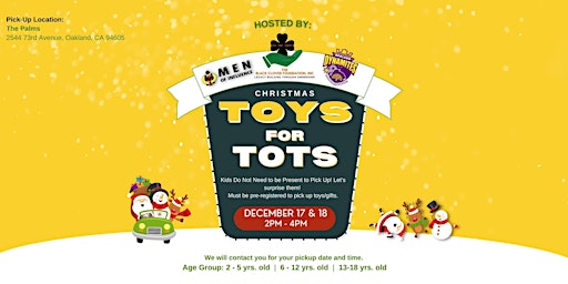 Toys for Tots - Toy/Gift GiveAway Event