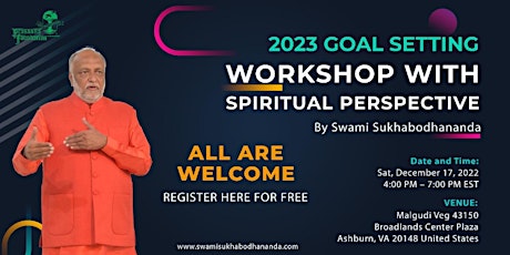 2023 Goal Setting Workshop With Spiritual Perspective - Ashburn, VA