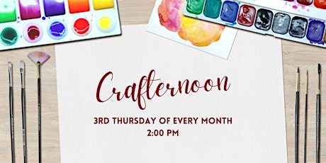 Crafternoon at Allerton Public Library