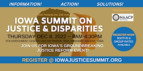 Iowa Summit on Justice & Disparities 2022