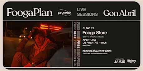 FoogaPlan live sessions X Gon Abril