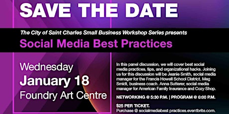 Small Business Workshop:  Social Media Best Practices