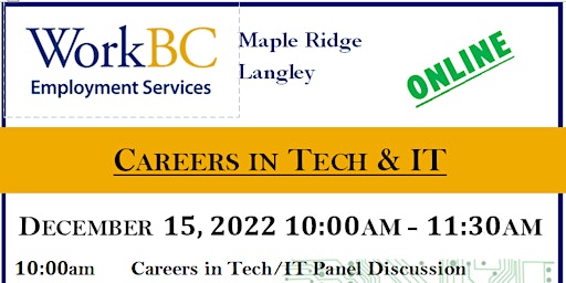 Careers in IT/Tech Info Session