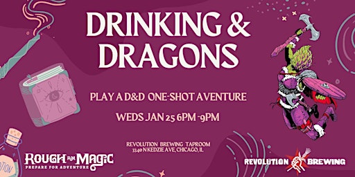 Drinking & Dragons at Revolution Brewing Taproom