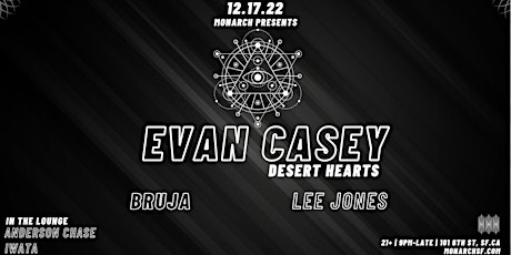 Evan Casey ( Desert Hearts) | Bruja | Lee Jones