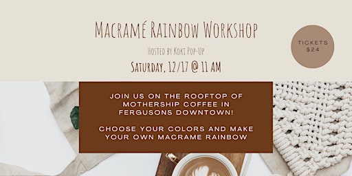 Macramé Rainbow Workshop